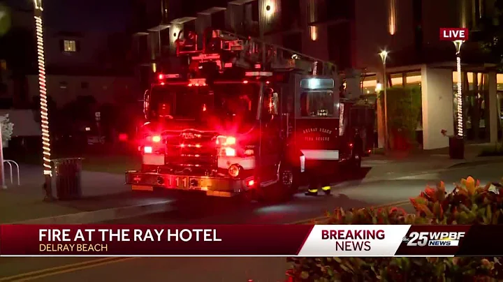 Crews contain rooftop fire at The Ray Hotel in Del...