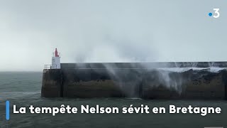 La tempête Nelson sévit en Bretagne