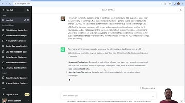 ChatGPT Tutorial#10 : Role Playing: Risk Analysis for business