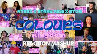 (ATEEZ X Stray Kids X BTOB) MAYFLY - 'COLOURS' Kingdom Performance REACTION MASHUP