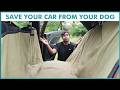 Dog Car Seat Cover reviewed by experts at thePack - Pawffles Half &amp; Half Car Seat Cover