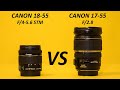 CANON 18-55 f4-5.6 STM vs CANON 17-55 f2.8 | lens comparison