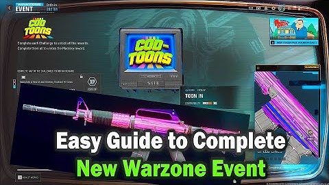 How to Complete COD TOONS and unlock Speed Lines Camo fast in Warzone Complete Guide