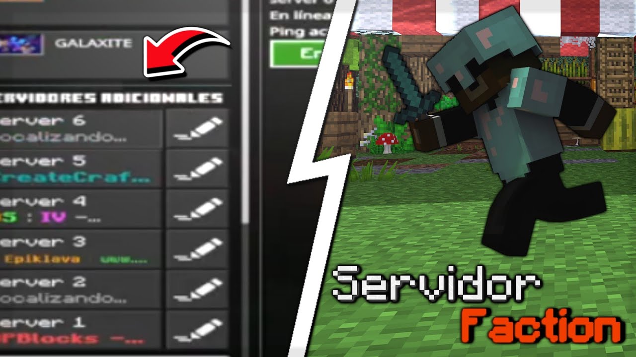 🤑 Servidor Survival FACTION Para Minecraft Bedrock 1.21 | El Zongalo