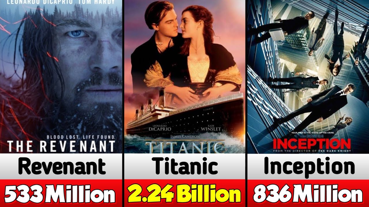 Leonardo Dicaprio's Top 20 Highest Grossing Movies