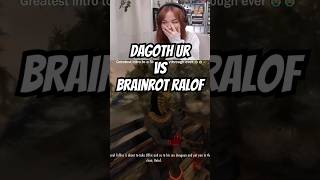 Twitch chat Ralof vs Redditor Dagoth Ur Skyrim Intro is peak Cinema #journee #skyrimmods #dagothur