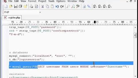 PHP Tutorials: Register and Login Page - Registration [6/6] (9/9)