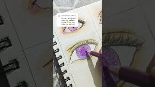 drawing kanae's eyes 😄 and any other requests 👍😄 #art #demonslayer