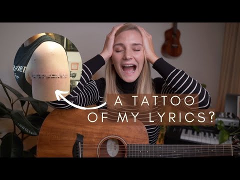 SOMEONE GOT A TATTOO OF MY LYRICS 😳