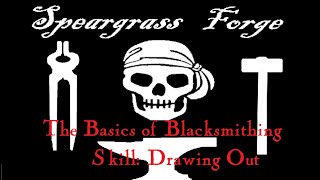 Basics of Blacksmithing Drawing Out  without a horn