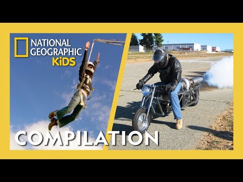 Mad Scientists Full Episode Compilation 💡🏍️🤖 | @natgeokids