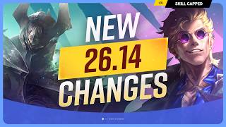 ALL NEW CHANGES for PATCH 26.14 - League of Legends