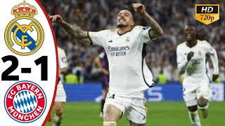 Real madrid vs bayern munchen 3-1•real madrid highlights•All Goals & Extended highlights