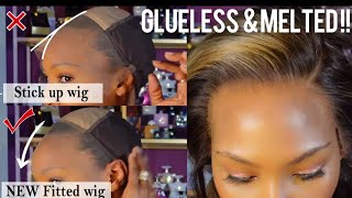 NEW* FITTED GLUELESS WIG | JUST CUT LACE &amp; GO | REAL DEAL FOR BEGINNER
