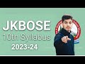 jkbose class 10th syllabus for science#jkbose #10thclass #boardexam2024