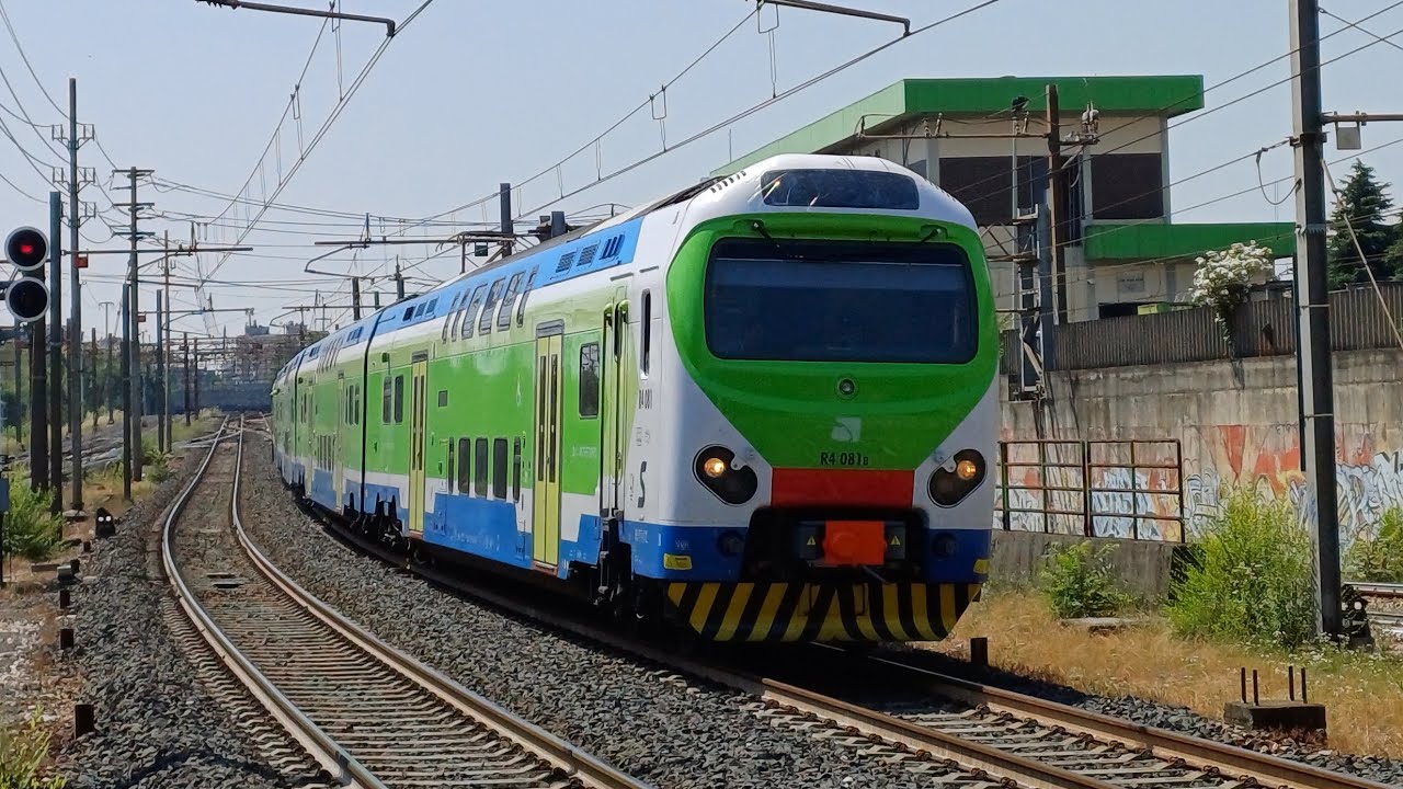 TRAFFICO FERROVIARIO INTENSO a MILANO BOVISA