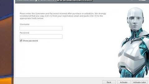 eset nod32 antivirus 7 username and password