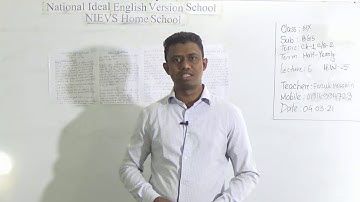 Class: Six, Subject: BGS (Lecture- 06), Topic: Ch-1, C/Q- 2