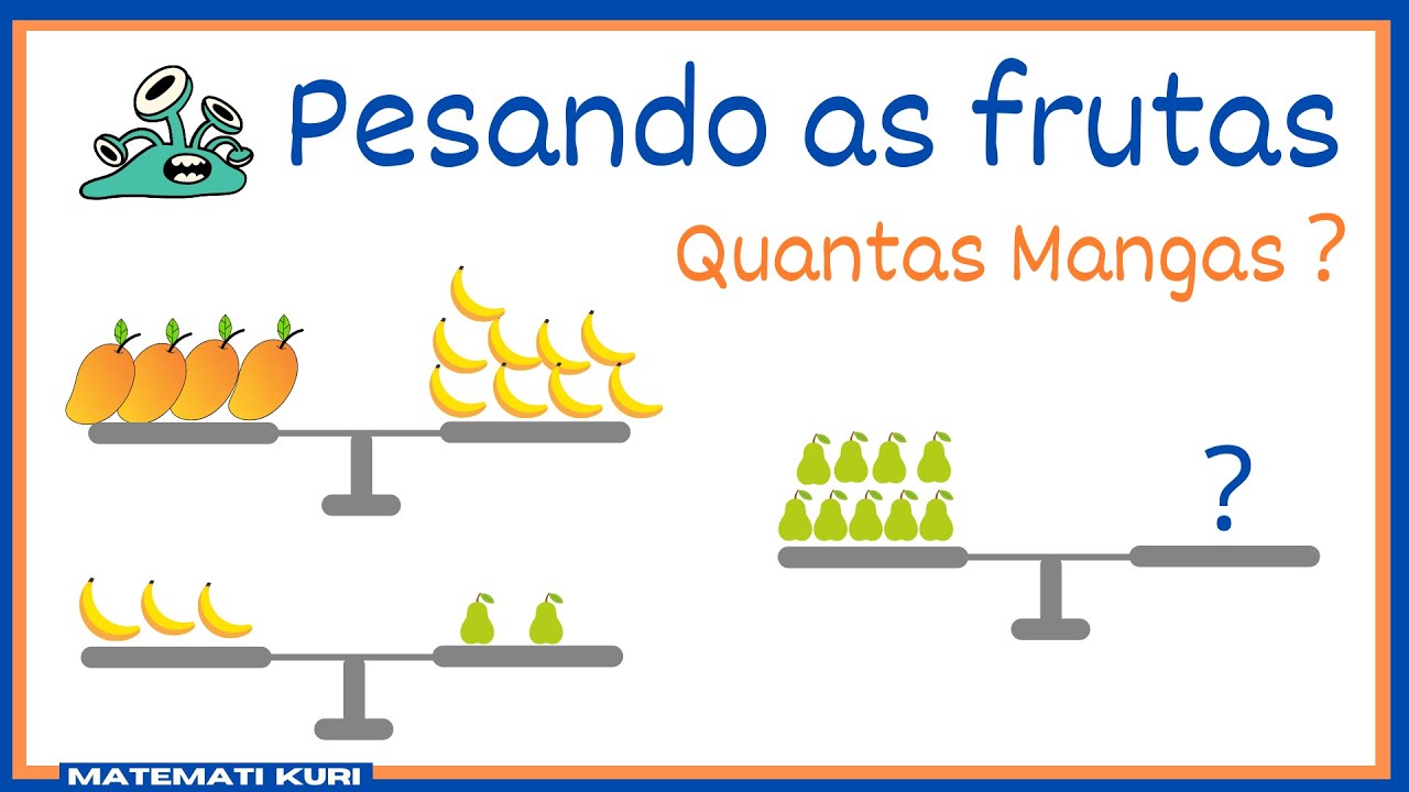 Matemática Divertida: 5º desafio: Racha-Cuca das Frutas