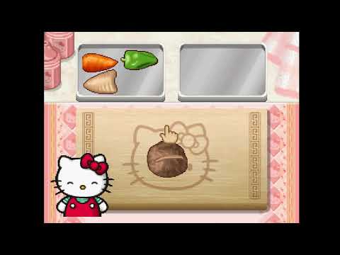 Kids Station Hello Kitty to Album Nikki o Tsukuri Masho! Gameplay (PS1)