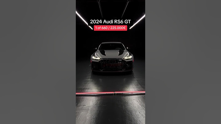 2024 Audi RS6 GT Price €225.000 RS 6 C