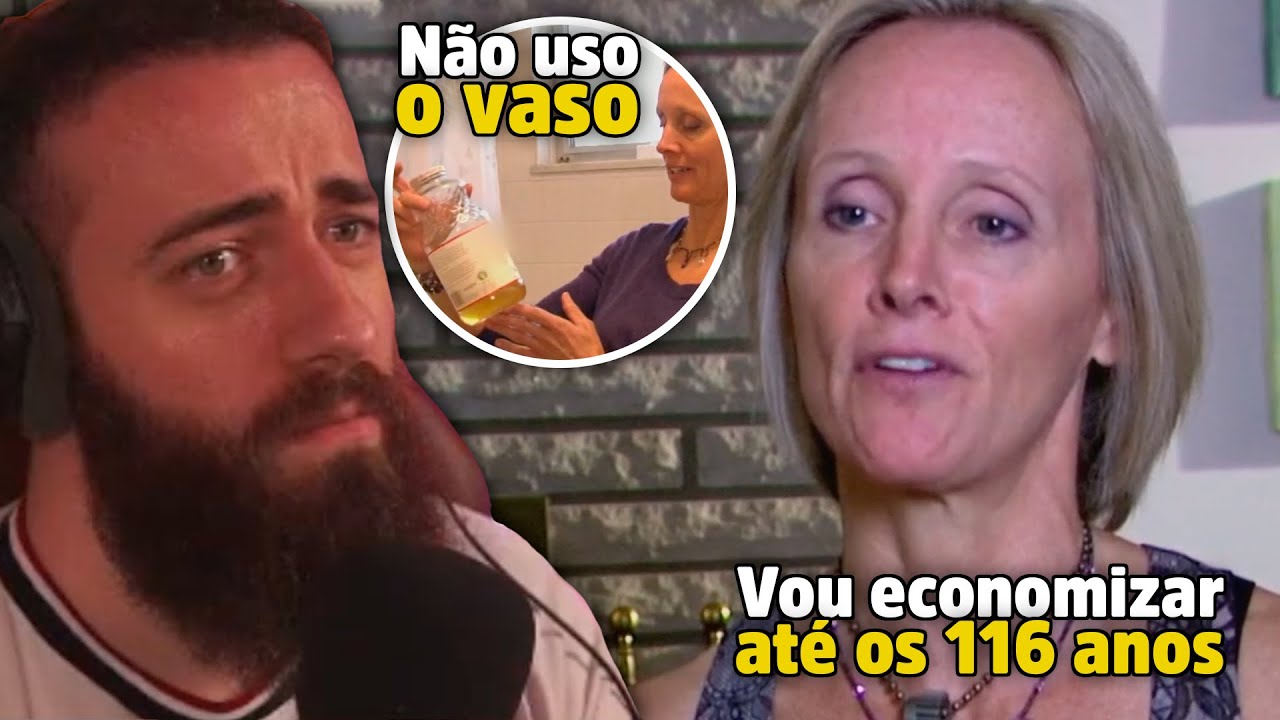 ela é milionária e quer economizar até os 116 anos sem usar a privada