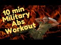 10 min beginner abs workout  at home workout no equipment  military abs routine