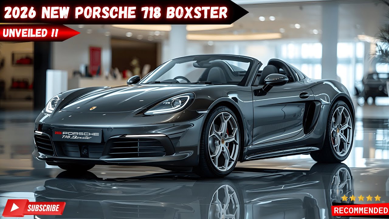 Unveiling the New 2026 Porsche 718 Boxster: First Look at Design, Performance & Price Reveal!