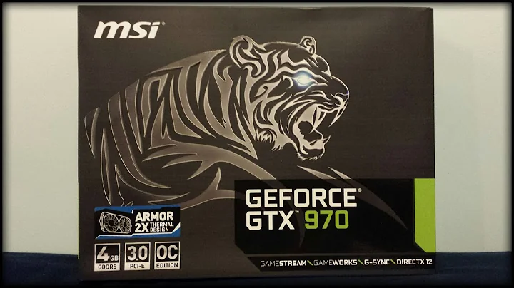 MSI GeForce GTX 970 4GD5T グラフィックスカード開封