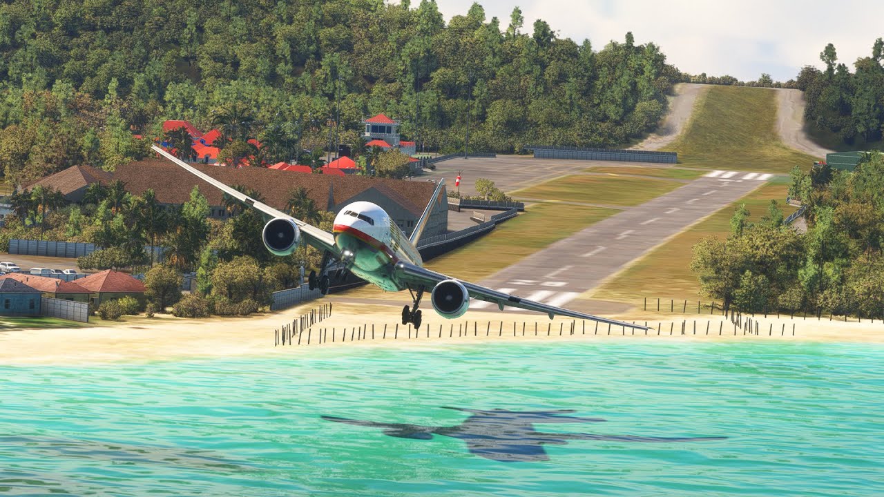 Windy Takeoff! Boeing 777 Nearly Drifts Off the Runway