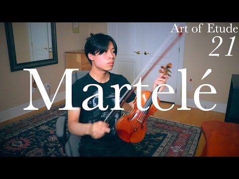 Art of Etude Ep. 21 | Martelé on the Violin | Rode Violin Caprice No. 15 | Kerson Leong
