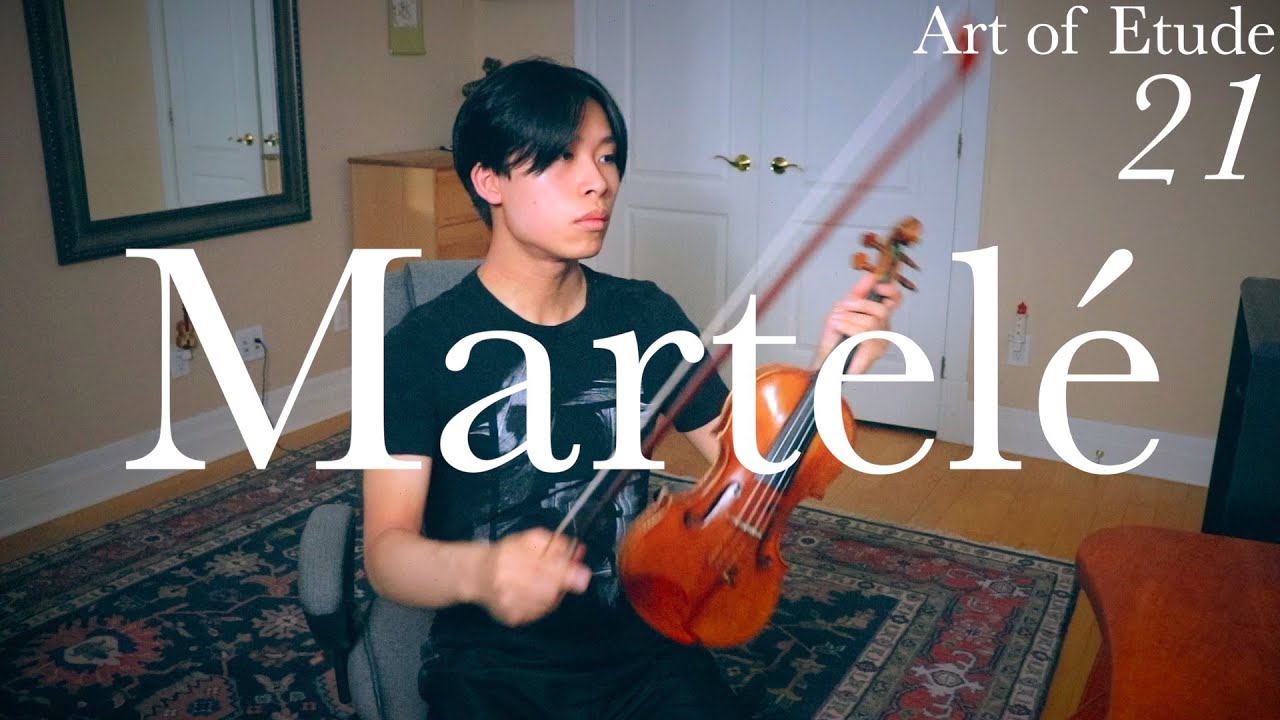 Art of Etude Ep. 21 Martelé on the Violin Rode Violin Caprice No. 15 Kerson Leong YouTube