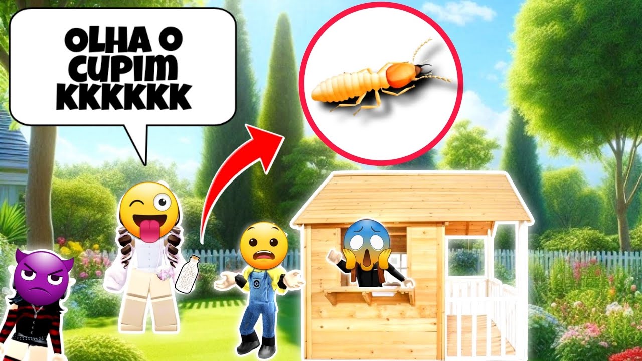 História Roblox - As Vizinhas Barraqueiras Que Destruíram A Casinha Com Cupins!