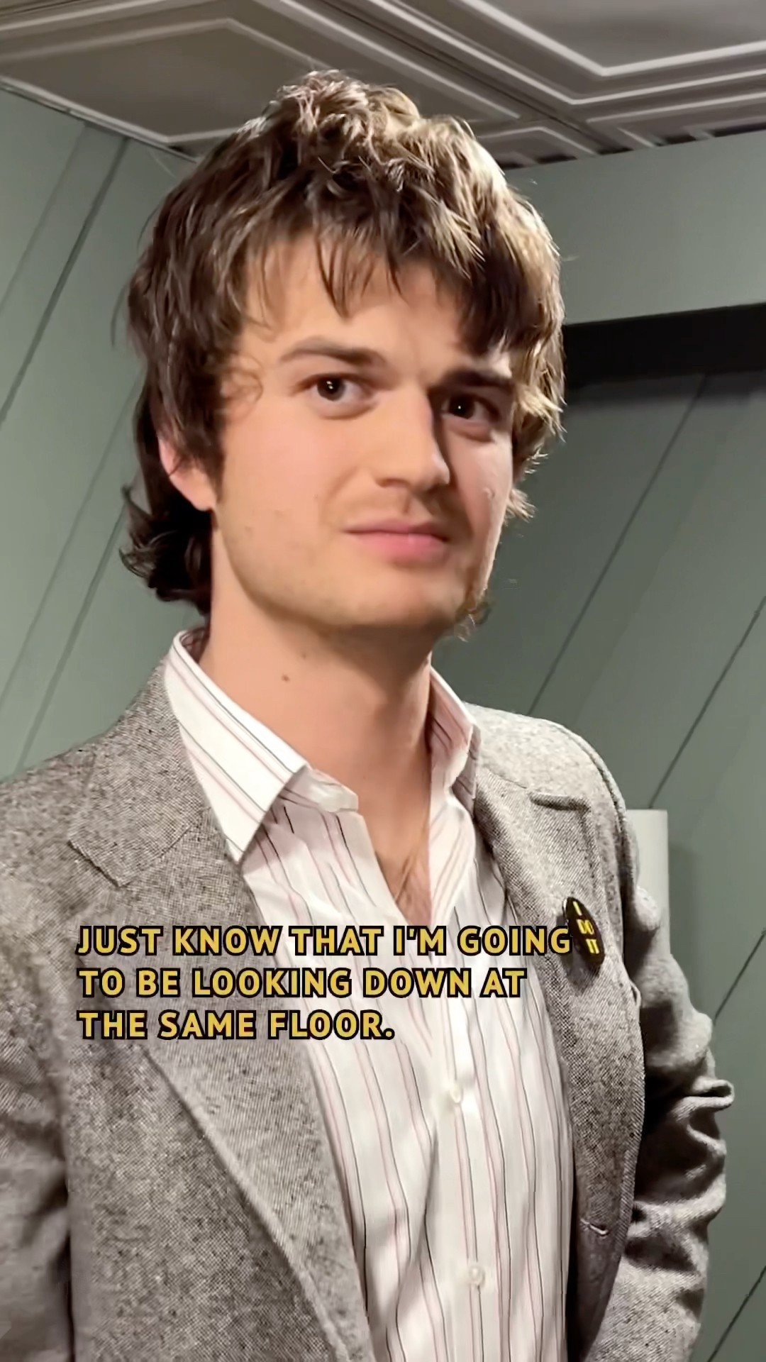 Jimmy and #JoeKeery have a moment backstage. #FallonTonight #Djo