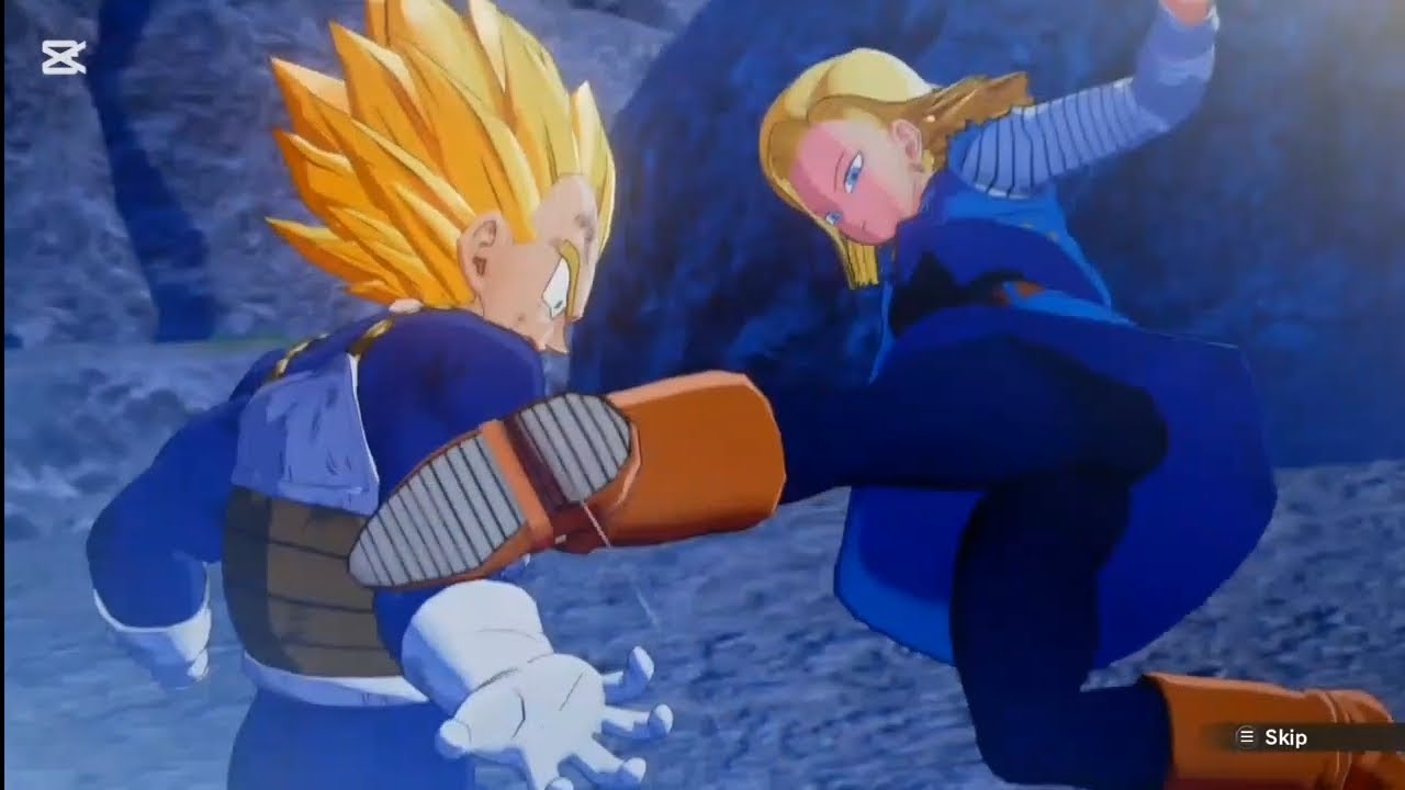 ضهور الاندرويد و هزيمه فيجيتا لايفوتكم دراغون بول زد كاكاروت 