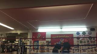 Coach Ian Cruz and Alex Sparring at Dreamland Boxing (San Jose, CA)
