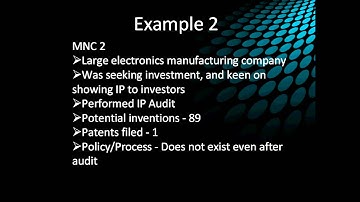 IP Audits and Business Value