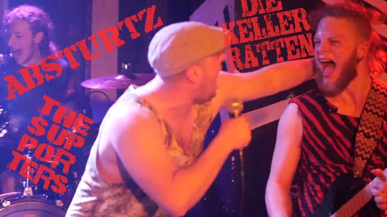Absturtz, KellerRatten (+Interview) Supporters live im Gängeviertel