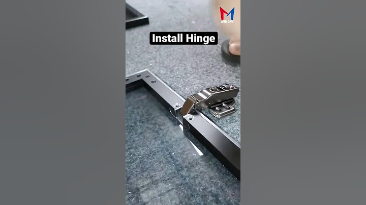 How to install hinge❓| Aluminum frame hinge | Easy installation #shorts