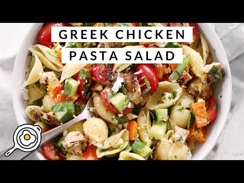 Greek Chicken Pasta Salad