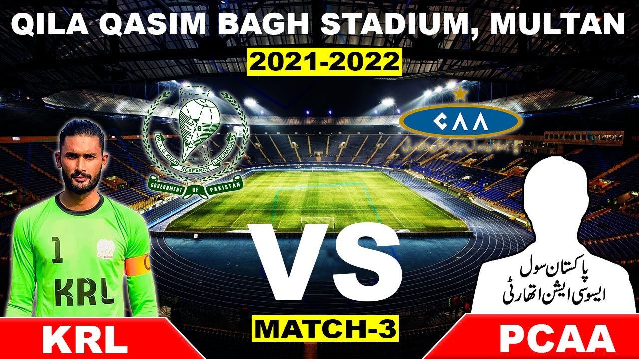KRL FC VS PCAA FC l 1- 1 l Match-3 Highlights Multan l Pakistan Premier League l Sportseye