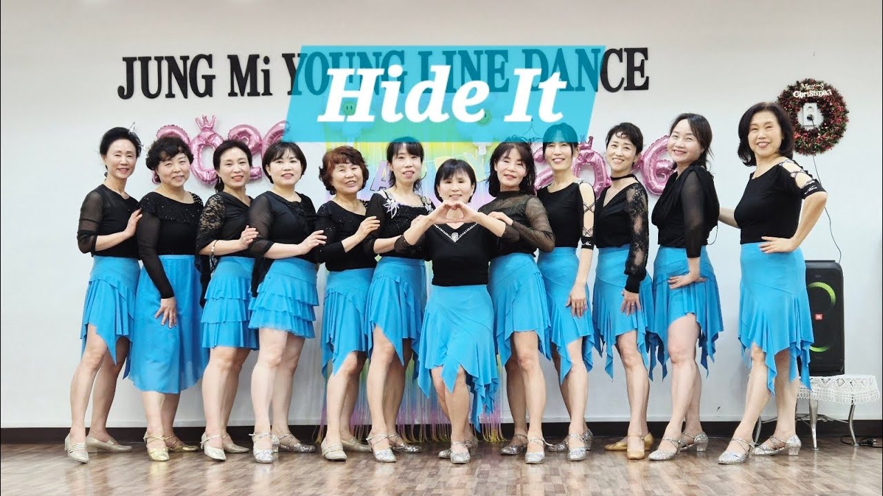 Hide It Line Dance#정미영의라인댄스#화곡역3번출구#강서구라인댄스#나누리동호회#리뷰클래스#달빛라인동호회#아미고라인동호회