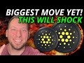 Cardano  adas biggest move yet is coming this will shock