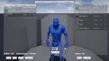 RPG Framework - WIP Branching Dialogue and Barter