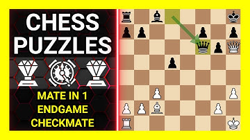 Chess Puzzles to Practice. Themes: Mate in 1, Endgame, Checkmate. Learn Chess