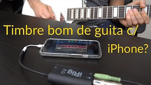 Como ligar a guitarra no iPhone?