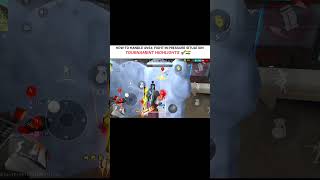 How to Handle 4v4 Fight in Pressure Situation ☠️ Tournament Highlight Free Fire 🚀🇮🇳