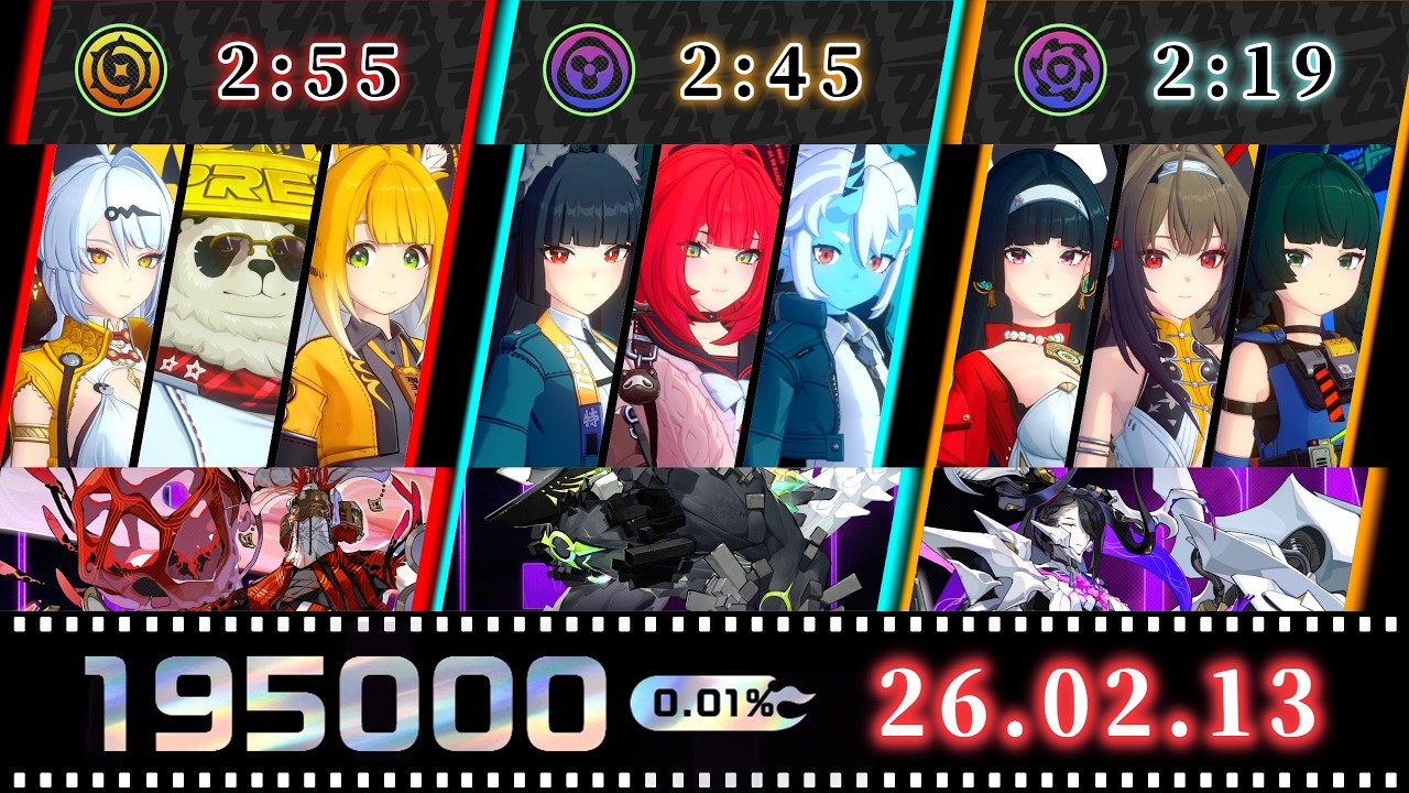 【ゼンゼロ】危局強襲戦 S30:195000pt 【ブッチャー/司祭/悪夢】