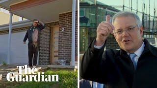 'Get off my lawn!' Homeowner interrupts Scott Morrison's homebuilder grants announcement