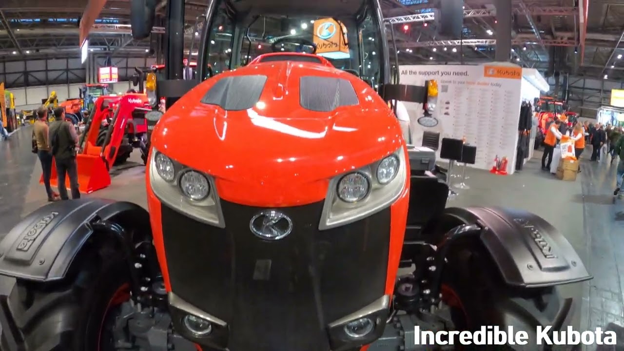 2023 Kubota M6-142 6.1 Litre 4-Cyl Diesel Tractor (143 / 163 HP) with Kverneland Plough